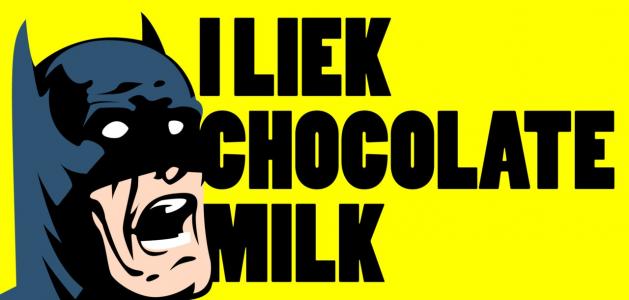 有趣的蝙蝠侠我Liek巧克力牛奶壁纸