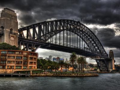 悉尼海港大桥HDR壁纸
