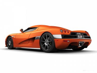 橙色Koenigsegg壁纸