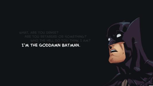 我该死的蝙蝠侠高清壁纸