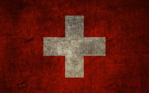 瑞士壁纸的旗子