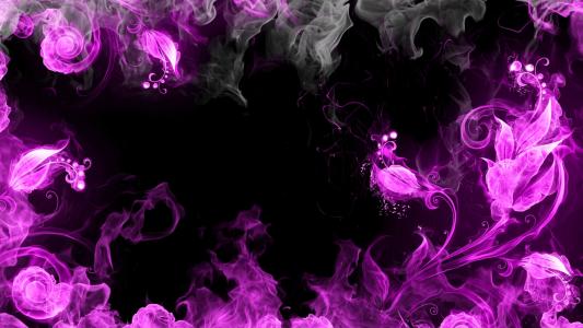 紫色的艺术高清壁纸