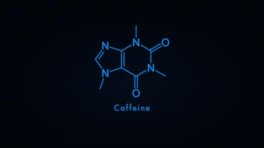 咖啡因分子高清壁纸