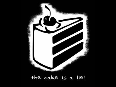 蛋糕是一个谎言壁纸