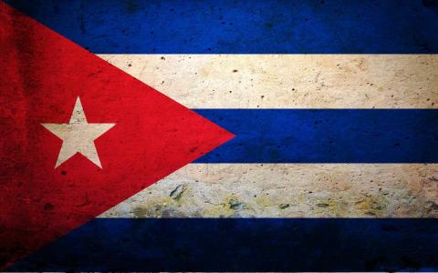 古巴壁纸的旗子
