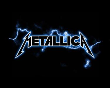 蓝色Metallica标志壁纸