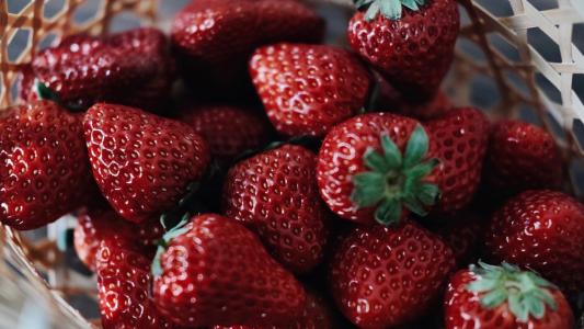 甜美可口的草莓