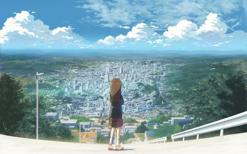 动漫日本城市景观壁纸