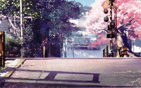 动漫日本城市景观壁纸