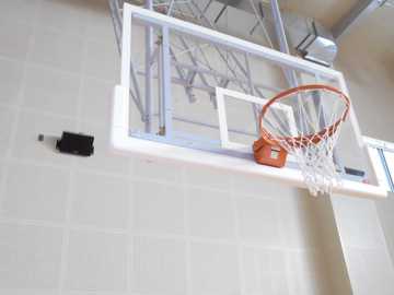 篮球框特写高清图片