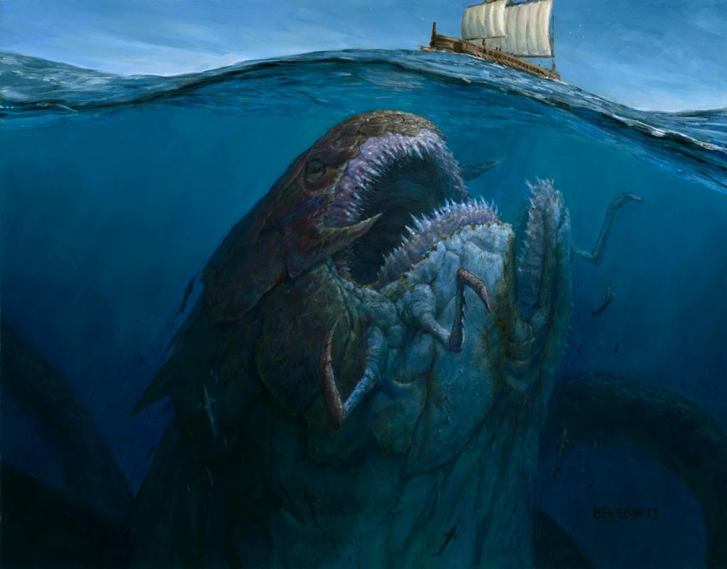 巨型怪兽深海图片