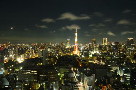 东京都会夜景
